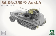 TAKOM 2213 1/35 Scale Sd.Kfz.250/9 Ausf.A Ie.S.P.W. (2cm) Assembly Model kit