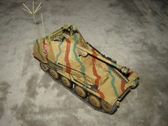 Built German Tank 5-1/2 inches long Well Built & Painted Excellent Cond Nice