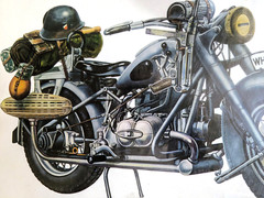 *SUPER RARE! **FACTORY-SEALED **VINTAGE ESCI 1/9 SCALE BMW R/75 MOTORCYCLE KIT!