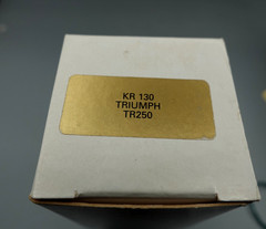 1 /43 SCALE K & R REPLICAS TRIUMPH TR-250 METAL CAR KIT-UNASSEMBLED