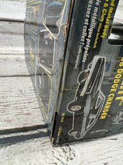 Steve McQueen as Bullitt ’68 Dodge Charger Revell Metal Body New Damaged Box