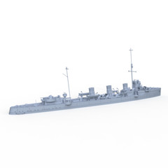 SSC1200731 1/1200 Military Model Italy Aquila-Class Cruiser Aquila 1917 Water Li