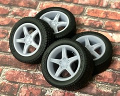 1/24 Scale: 18-inch “‘95 Mustang Cobra R” Resin Wheels For Sports Cars