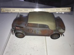1/48 ? German Steyr Type 1500A Kommandeurwagen Model – 5-1/2” X 2” X 2-1/4” high