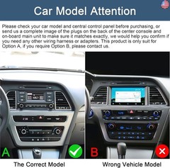 Car Stereo Radio for Hyundai Sonata 2015 2016 2017, 9″ Touchscreen Android 13