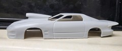 1/24 scale resin 3d printed Pontiac Firebird pro stock drag body model slot car