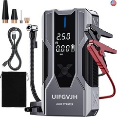 Portable Car Jump Starter with Air Compressor, 4000A 26800mAh Car Battery Jump