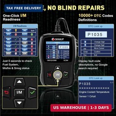 CGSULIT SC204 Enhanced OBD2 Scanner Diagnostic Tool, Check Engine Code Reader Wi