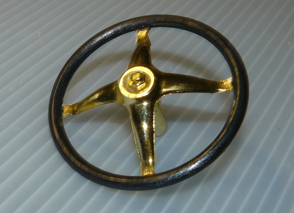 1/10 -1/12 ? ( DS ) plastic 23T steering wheel