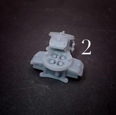 1:12 Holley Carbs and Throttle bodys 3d printed different options