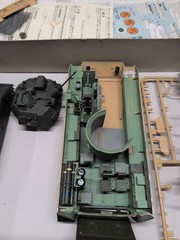 Lot(2) M2 Bradley Tank Kits (Started/Read) Academy Kit 13237 & Tamiya 35132