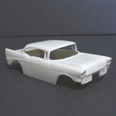 JFSL44 Jimmy Flintstone Resin H:O 1957 Chevy Bel Air Stock Gasser Slot Car Body