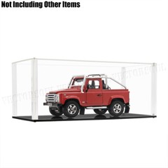 US Acrylic Display Case 13.3″ L Box Self-Install Dustproof for 1/18 Model Car