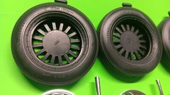 69 1969 Chevy Camaro Z28 1/12 Rally Rims Derby Cap Wheels Firestone Tires Backs