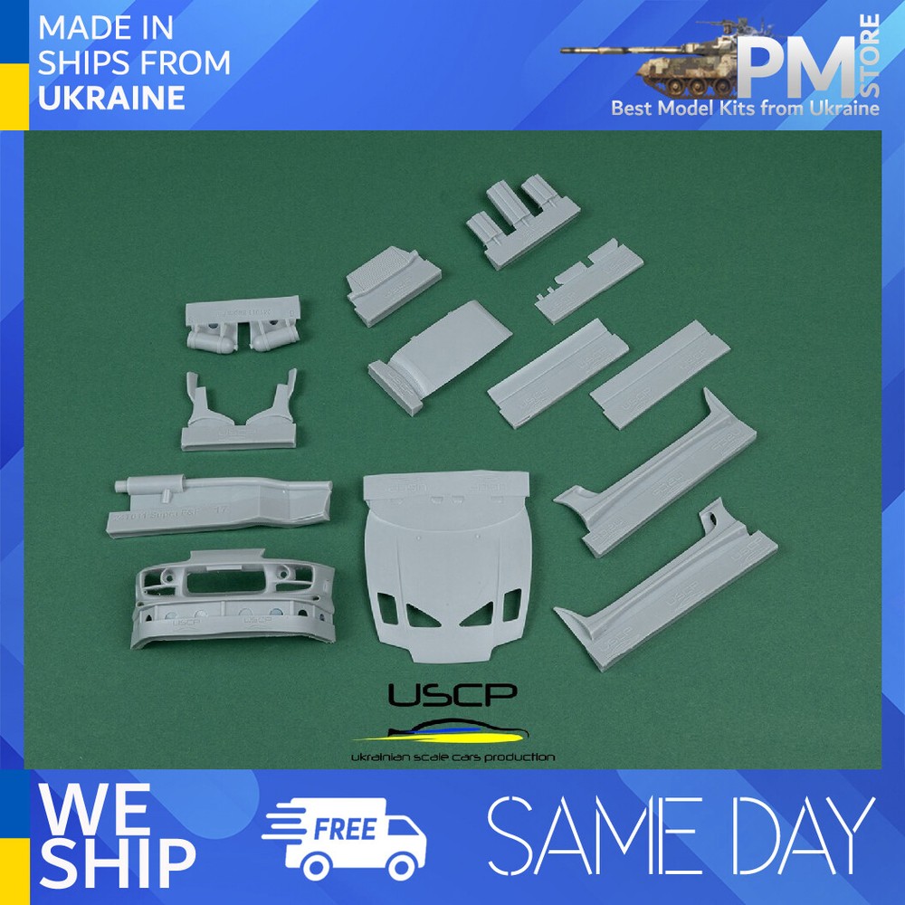 USCP 24T011 1/24 Toyota Supra F&F Transkit for Tamiya Resin kit