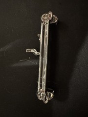 Revell 7383 57 Chevy Parts Kit Bash Chrome Rear Bumper #105