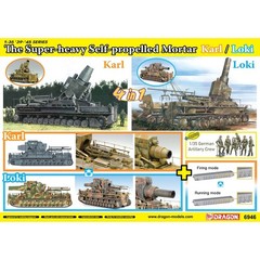 DRAGON 6946 1/35 German Super-Heavy Self-Propelled Morser Karl/Loki