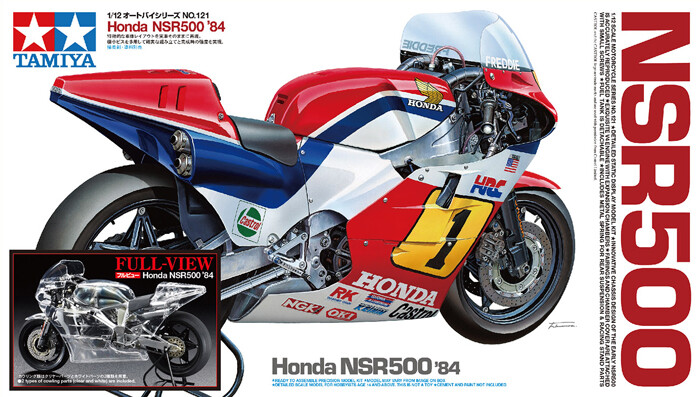 Rare model kit Tamiya 1/12 Model Kit Full View Honda NSR 500 1984 from JP 3383