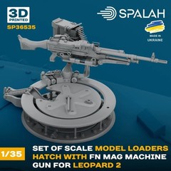 SPALAH 36535 1/35 Set of scale model “Loader hatch with machine gun FN MAG