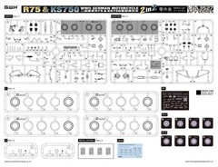 Great Wall Hobby 1/35 GWH L3527 WWII German Motorcycle R75 & KS750 2 in 2 New