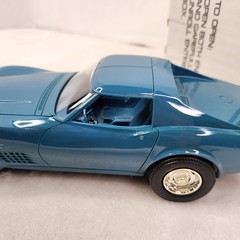 AMT ERTL #6878 1970 CHEVROLET CORVETTE LT-1 Mulsanne Blue 1/25 Dealer Promo NIB