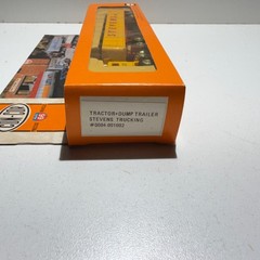 Con-Cor #1002 HO Scale Stevens Trucking Tractor W/ Dump Trailer Boxed
