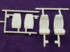 1991 Chevy S-10 Lowrider BUCKET SEATS from Revell 1:25 Model Kit