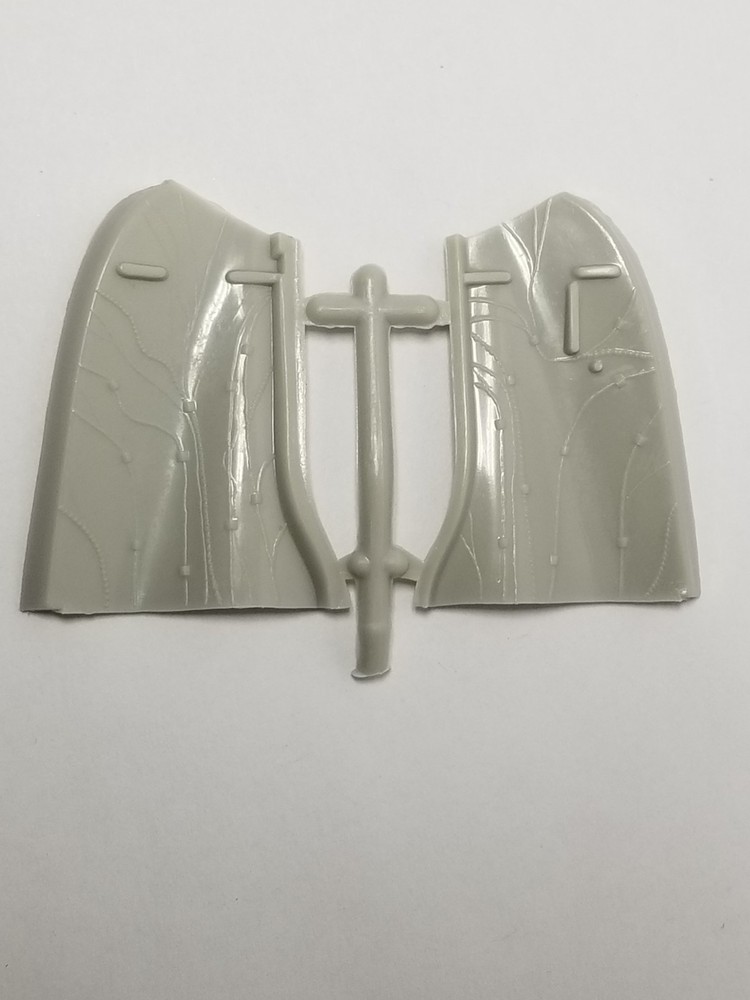 1951 Chevrolet Bel Air FRONT INNER FENDERS from AMT 1:25 Model Kit 51 Chevy