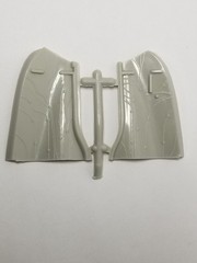 1951 Chevrolet Bel Air FRONT INNER FENDERS from AMT 1:25 Model Kit 51 Chevy
