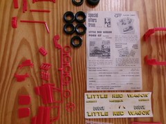 Vintage 1966 Issue IMC #107-200 Dodge Little Red Wagon Model 6/27