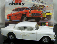 ORIGINAL 1964 ISSUE Revell | ’55 CHEVY BEL AIR HARDTOP 1/25 Model Car Kit