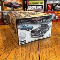 Revell 4240 1/25 Scale ’57 Chevrolet 150 Utility Sedan “Black Widow” Model Kit
