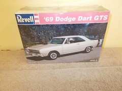 VTG 1969 DODGE DART GTS REVELL MODEL KIT ~ FACTORY SEALED ~ ONE OWNER ~ 125