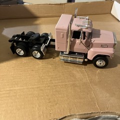 Ford 9000 Pink Semi Truck Model – Pre Assembled Model Kit –