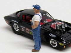 VINTAGE, AMERICAN DIORAMA FIGURE TRUCKER “RON” 1/25 SCALE