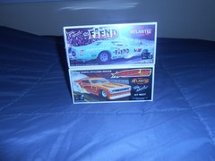 Tom Daniel’s “The Fiend” & “RRRIP OFF” 1/32 funnycars, factory sealed