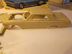 Vintage Johan 63 Plymouth Fury Nice. Complete kit 1.25 scale. open box. nice