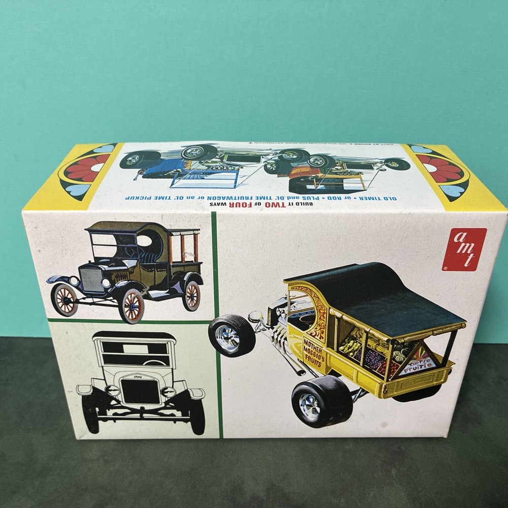 AMT 1925 Ford Model T Fruit Wagon Hot Rod 1:25 Plastic Model Kit AMT