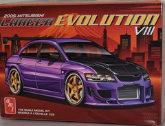 AMT 2005 MITSUBISHI LANCER EVO VIII #1552M ⭐PARTS⭐ AMBER SIGNAL LENSES 1:25