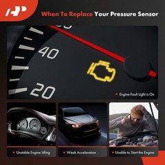 A-Premium Power Brake Booster Sensor [3 Pins] Compatible with Chevrolet