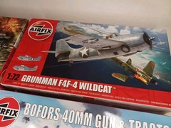 Airfix 1/76 & 1/72 Scales Plastic Model Kits Lot Of 4