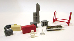 Group 11 Miniature 1-2″ Plastic Model Car Shop Garage Mechanics Workshop Tools