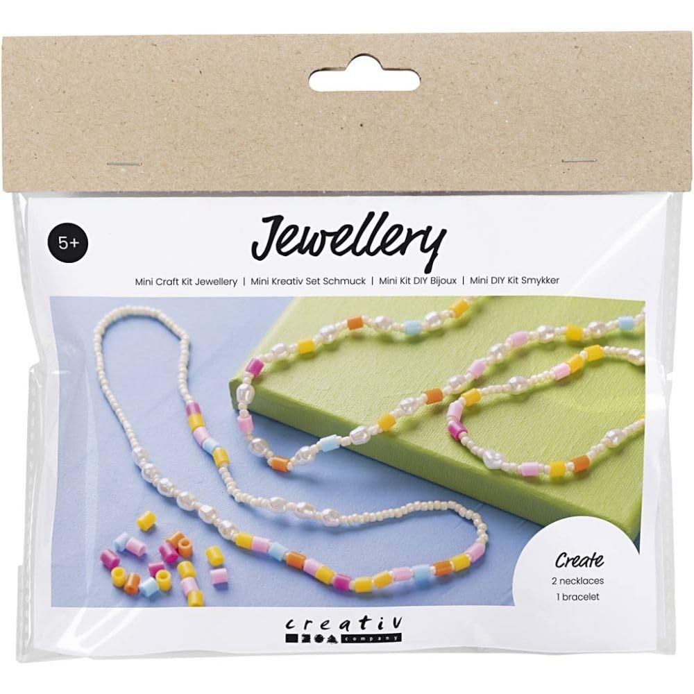 Mini Craft Sieradenset, verschillende kleuren, 1 verpakking