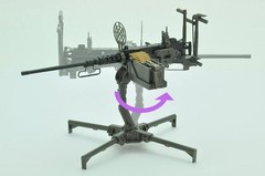 TOMYTEC 1/12 Little Armory LD009 Browning M2 Anti-Aircraft Mount Model Kit