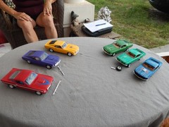 Vintage? 1960’s Ford Mustang Fastback Model Cars Lot Of 6 Built Junkyard Estate
