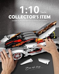 BAV 1:10 Sports Car Building Set Model and Racing Collectable J10015 LAMPOER