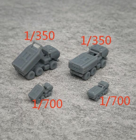 1/350 1/700 M142 Himars Rocket Launcher System Static Unpainted Model 3d Printed
