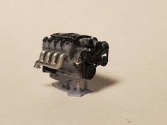 1/24 1/25 Scale LS Engine W/ Accesory Belt For Model Car LS Swap