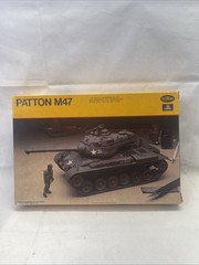 1/35 Italeri Testors 802 M47 Patton US German Italian France Tank Vintage Model