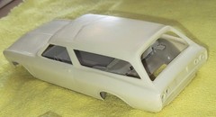 1969 Corvair Sport Wagon RESIN CURBSIDE KIT~1/25 w/ Interior, Chassis, Engine